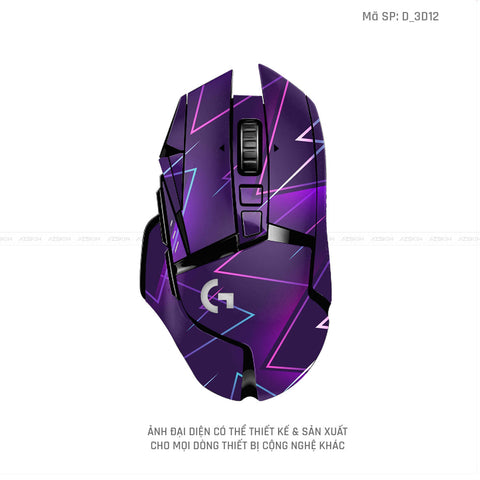 Skin Dán Chuột Logitech Hình Nghệ Thuật 3D | D_3D12