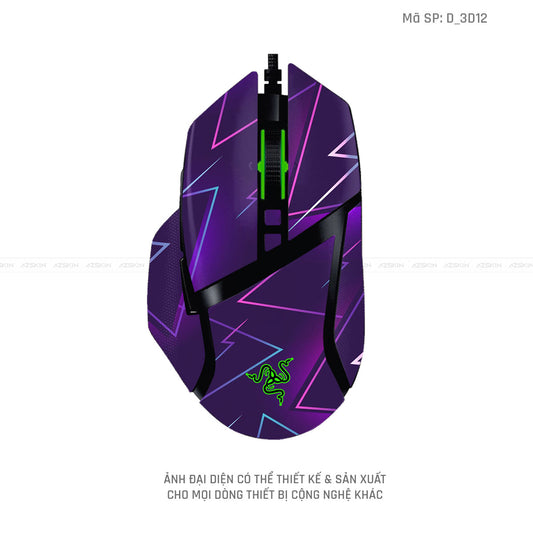 Skin Dán Chuột Razer Hình Nghệ Thuật 3D | D_3D12