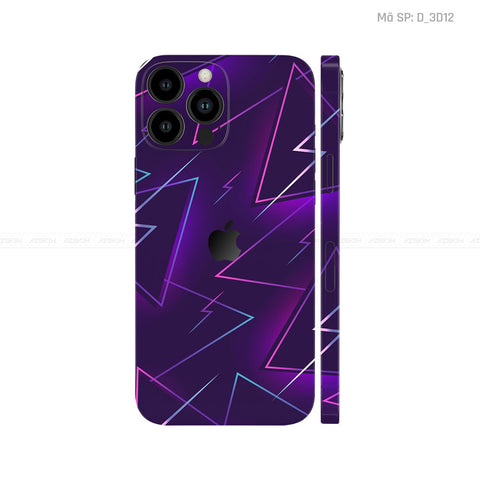 Dán Skin IPhone 12 Series Hình Nghệ Thuật 3D | D_3D12