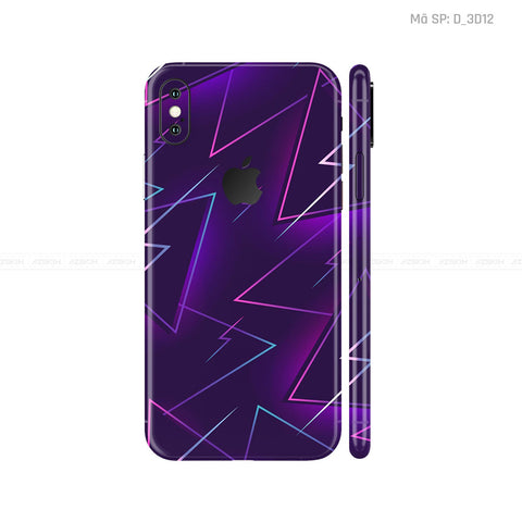 Dán Skin IPhone X Series Hình Nghệ Thuật 3D | D_3D12