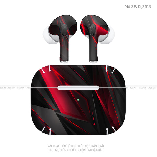 Dán Skin Tai Nghe Airpod 3 Hình 3D | D_3D13