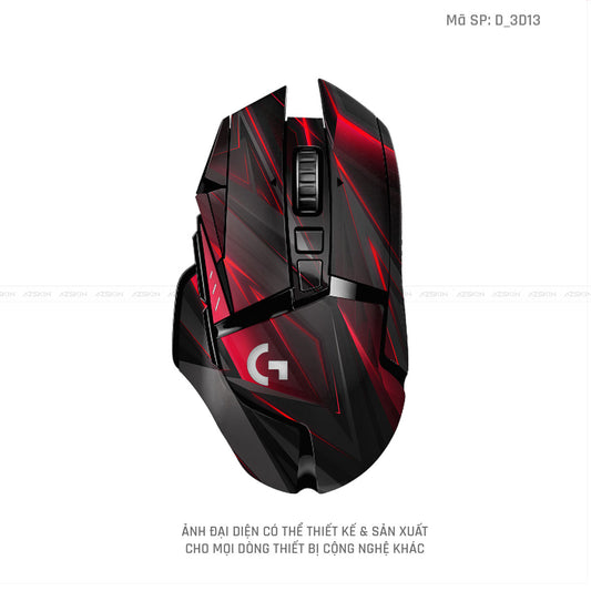 Skin Dán Chuột Logitech Hình Nghệ Thuật 3D | D_3D13
