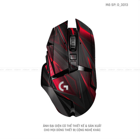 Skin Dán Chuột Logitech Hình Nghệ Thuật 3D | D_3D13