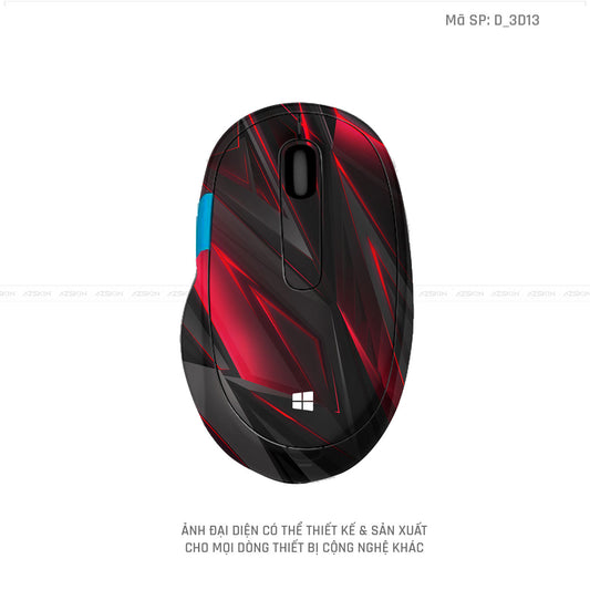 Skin Dán Chuột Microsoft Hình Nghệ Thuật 3D | D_3D13