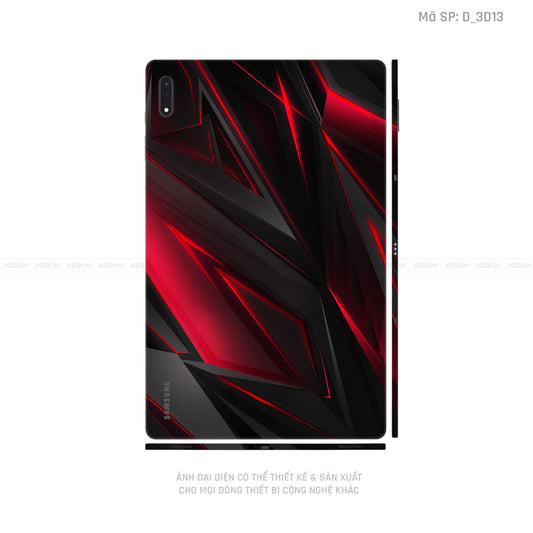 Dán Skin Galaxy Tab S8 Series Hình Nghệ Thuật 3D | D_3D13