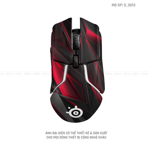 Skin Dán Chuột Steelseries Nghệ Thuật 3D | D_3D13