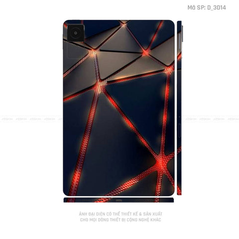 Dán Skin Máy Tính Bảng Xiaomi Mipad Hình Nghệ Thuật 3D | D_3D14