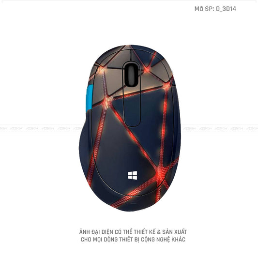 Skin Dán Chuột Microsoft Hình Nghệ Thuật 3D | D_3D14
