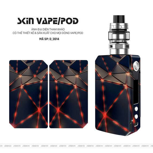Dán Skin Vape Hình Nghệ Thuật 3D | D_3D14