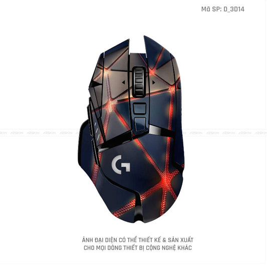 Skin Dán Chuột Logitech Hình Nghệ Thuật 3D | D_3D14