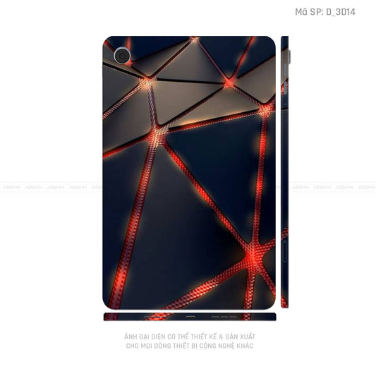 Dán Skin Máy Tính Bảng Oppo Pad Series Hình Nghệ Thuật 3D | D_3D14