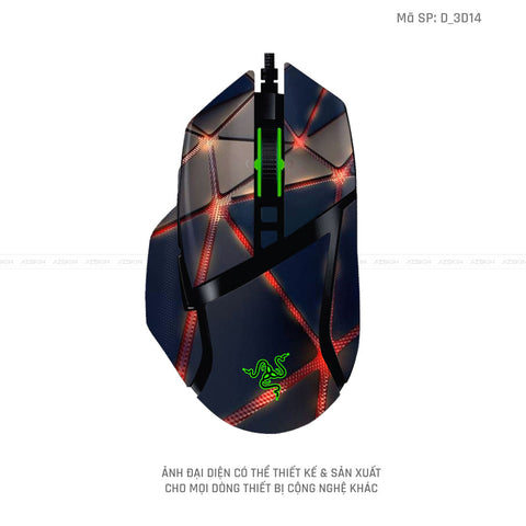 Skin Dán Chuột Razer Hình Nghệ Thuật 3D | D_3D14