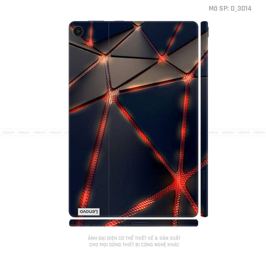 Dán Skin Máy Tính Bảng Lenovo Pad Series Hình Nghệ Thuật 3D | D_3D14