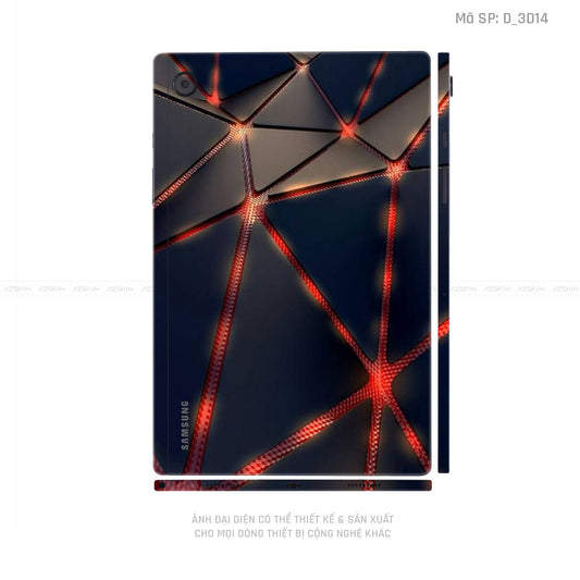 Dán Skin Galaxy Tab A Series Hình Nghệ Thuật 3D | D_3D14