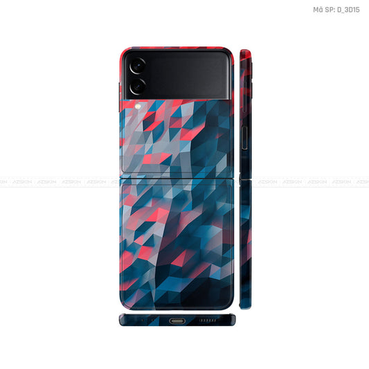 Dán Skin Galaxy Zflip3 Hình Nghệ Thuật 3D | D_3D15