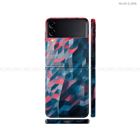 Dán Skin Galaxy Zflip3 Hình Nghệ Thuật 3D | D_3D15