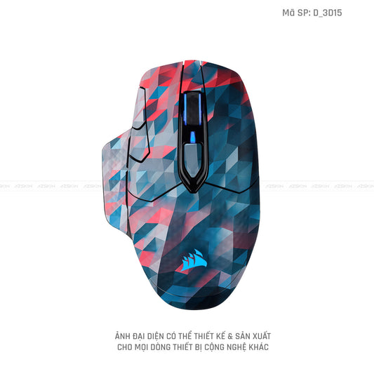 Skin Dán Chuột Corsair Hình Nghệ Thuật 3D | D_3D15