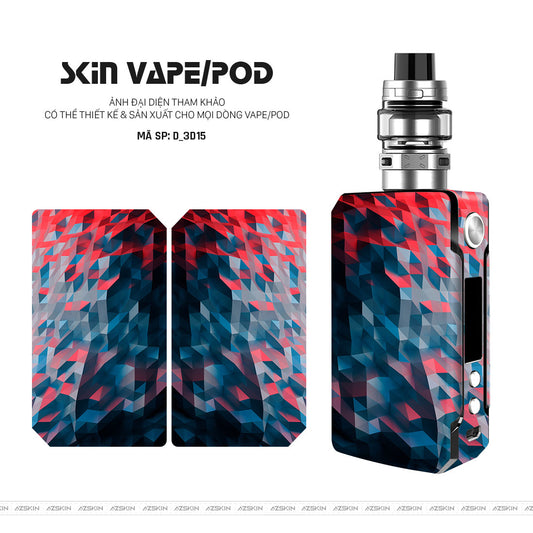 Dán Skin Vape Hình Nghệ Thuật 3D | D_3D15