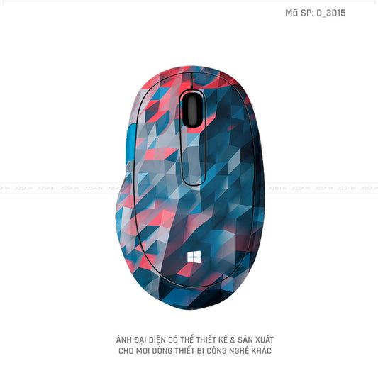 Skin Dán Chuột Microsoft Hình Nghệ Thuật 3D | D_3D15