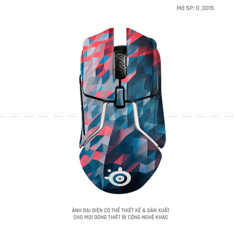 Skin Dán Chuột Steelseries Nghệ Thuật 3D | D_3D15