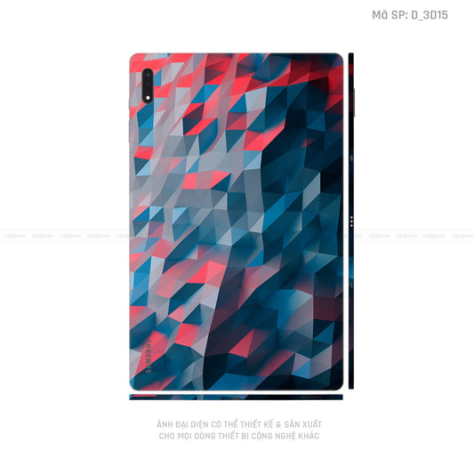 Dán Skin Galaxy Tab S8 Series Hình Nghệ Thuật 3D | D_3D15
