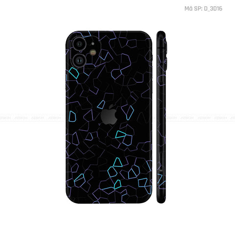 Dán Skin IPhone 11 Series Hình Nghệ Thuật 3D | D_3D16