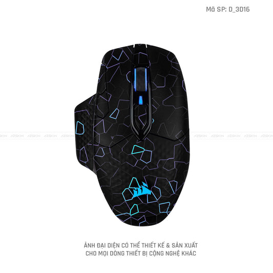 Skin Dán Chuột Corsair Hình Nghệ Thuật 3D | D_3D16