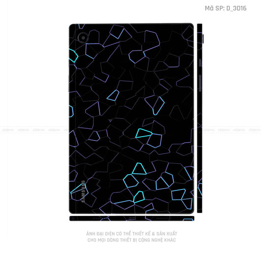 Dán Skin Galaxy Tab A Series Hình Nghệ Thuật 3D | D_3D16