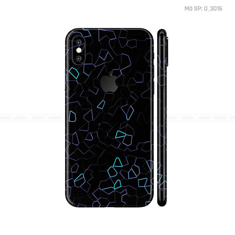 Dán Skin IPhone X Series Hình Nghệ Thuật 3D | D_3D16