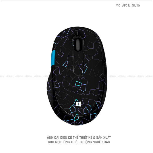 Skin Dán Chuột Microsoft Hình Nghệ Thuật 3D | D_3D16