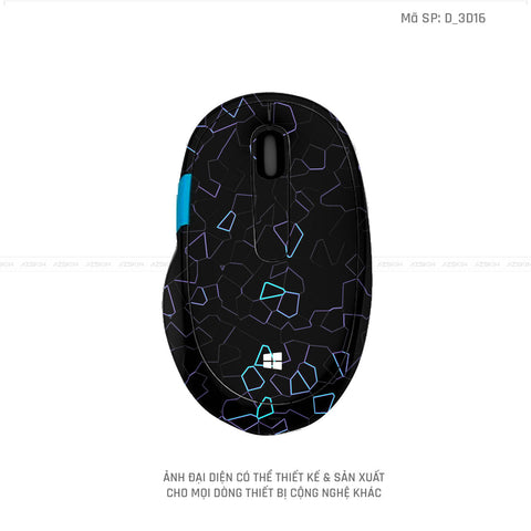 Skin Dán Chuột Microsoft Hình Nghệ Thuật 3D | D_3D16