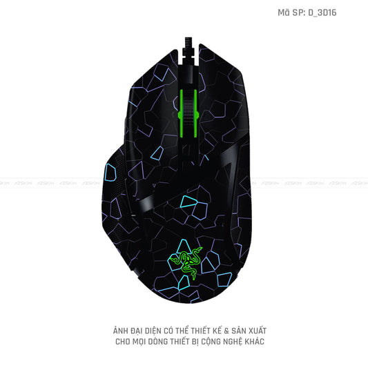Skin Dán Chuột Razer Hình Nghệ Thuật 3D | D_3D16