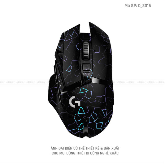 Skin Dán Chuột Logitech Hình Nghệ Thuật 3D | D_3D16