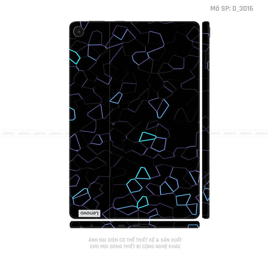 Dán Skin Máy Tính Bảng Lenovo Pad Series Hình Nghệ Thuật 3D | D_3D16