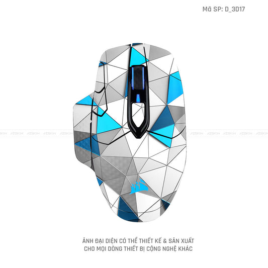 Skin Dán Chuột Corsair Hình Nghệ Thuật 3D | D_3D17