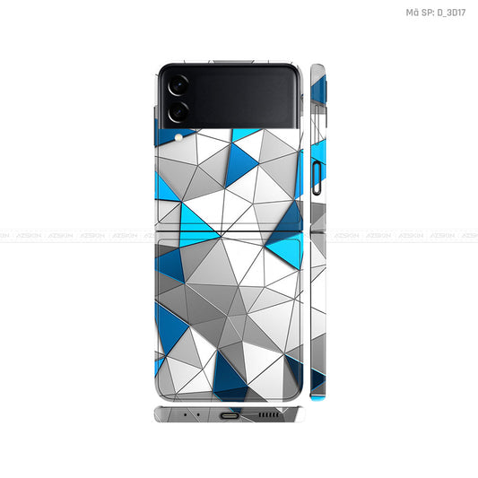 Dán Skin Galaxy Zflip3 Hình Nghệ Thuật 3D | D_3D17