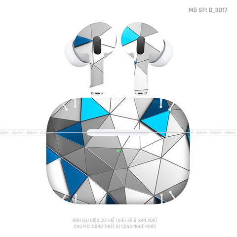 Dán Skin Tai Nghe Airpod Pro/ Pro 2 Hình Nghệ Thuật 3D | D_3D17