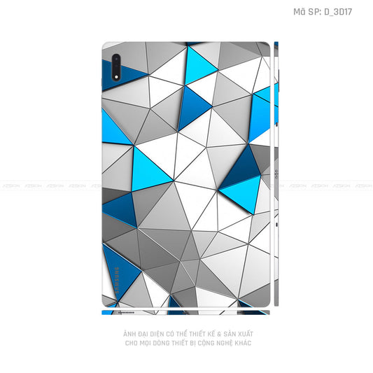 Dán Skin Galaxy Tab S8 Series Hình Nghệ Thuật 3D | D_3D17
