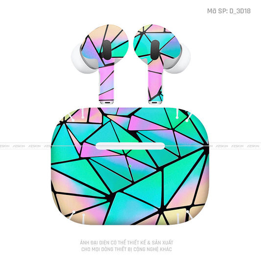 Dán Skin Tai Nghe Airpod 3 Hình 3D | D_3D19
