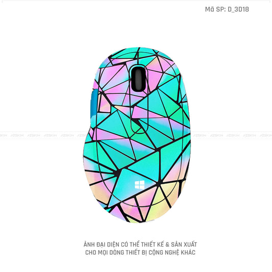 Skin Dán Chuột Microsoft Hình Nghệ Thuật 3D | D_3D18