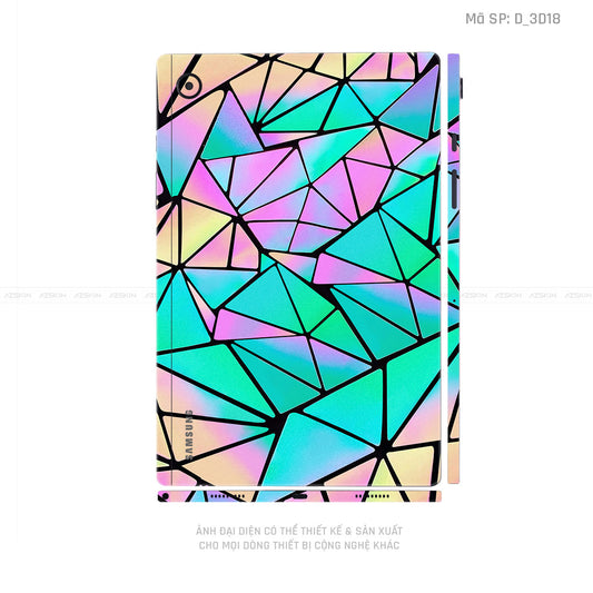 Dán Skin Galaxy Tab A Series Hình Nghệ Thuật 3D | D_3D18