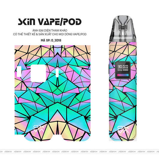 Dán Skin Pod Hình Nghệ Thuật 3D | D_3D18