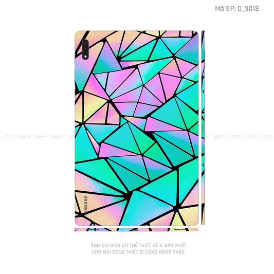 Dán Skin Galaxy Tab S8 Series Hình Nghệ Thuật 3D | D_3D18
