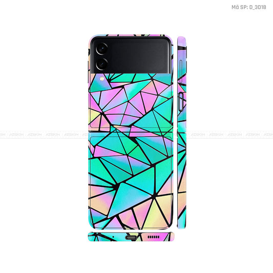 Dán Skin Galaxy Zflip3 Hình Nghệ Thuật 3D | D_3D18