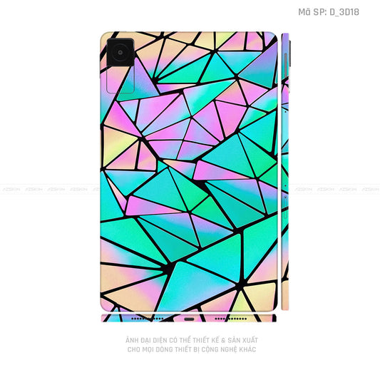 Dán Skin Máy Tính Bảng Xiaomi Mipad Hình Nghệ Thuật 3D | D_3D18