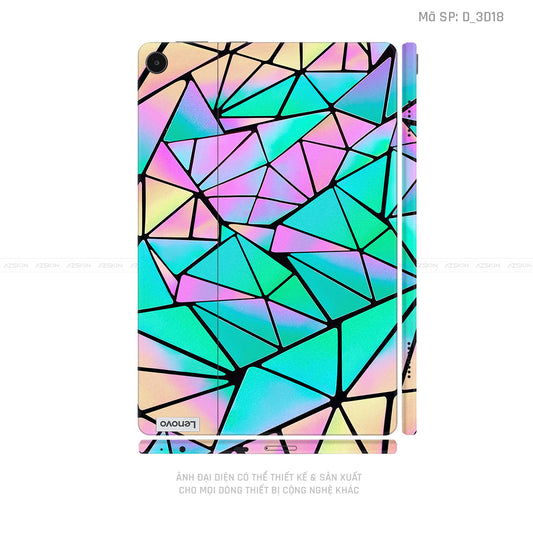 Dán Skin Máy Tính Bảng Lenovo Pad Series Hình Nghệ Thuật 3D | D_3D18
