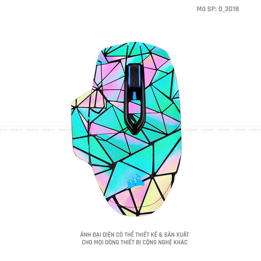 Skin Dán Chuột Corsair Hình Nghệ Thuật 3D | D_3D18