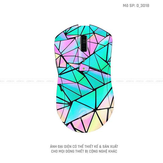 Skin Dán Chuột Dareu Hình Nghệ Thuật 3D | D_3D18