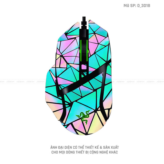 Skin Dán Chuột Razer Hình Nghệ Thuật 3D | D_3D17
