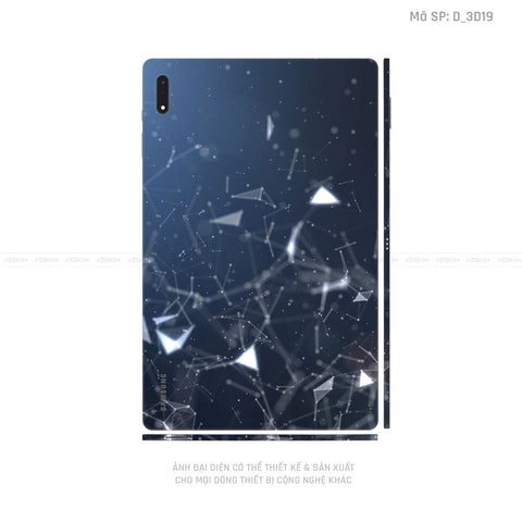 Dán Skin Galaxy Tab S9 Series Hình Nghệ Thuật 3D | D_3D19